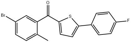 2-(5-溴-2-甲基苯甲?；?-5-(4-氟苯基)噻吩