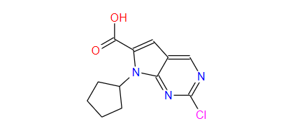 2-氯-7-環(huán)戊基-7H-吡咯并[2,3-d]嘧啶-6-羧酸