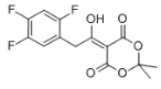 5-1-hydroxy-2-(2,4,5-trifluorophenyl)ethylidene-2,2-dimethyl-1,3-dioxane-4,6-dione